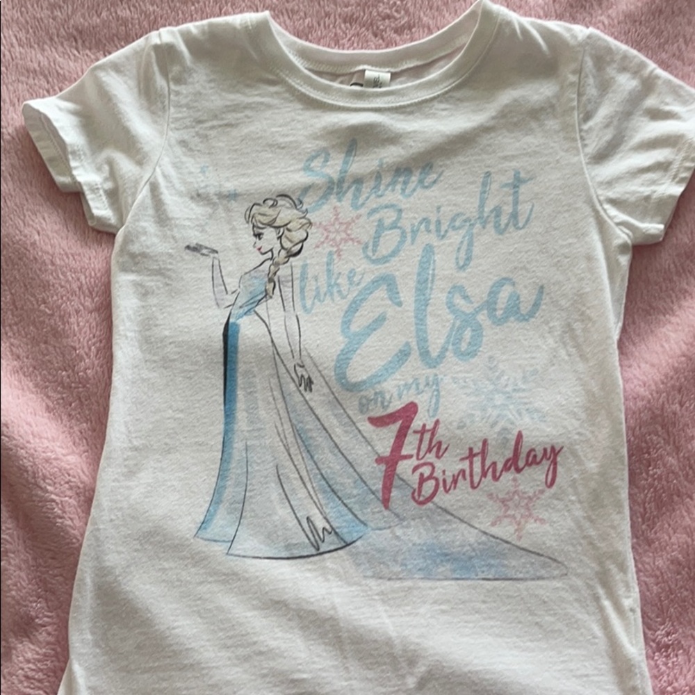 Disney frozen Elsa birthday shirt